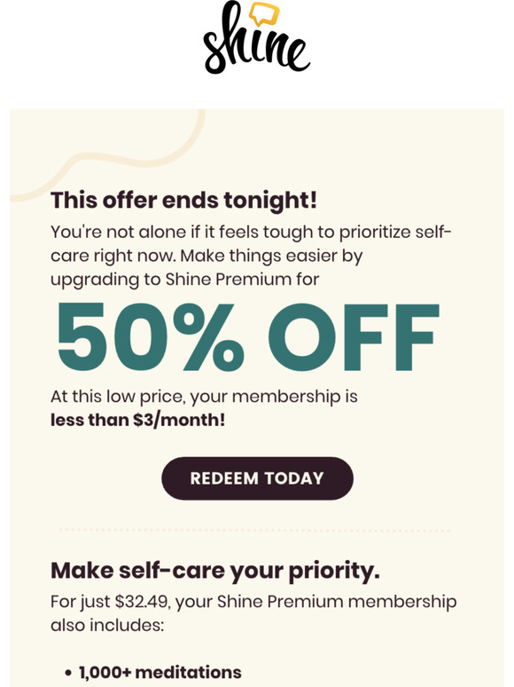 FINAL CHANCE: Upgrade for 50% off before midnight tonight!