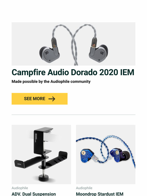 Massdrop Campfire Audio Dorado 2020 IEM, ADV. Dual Suspension