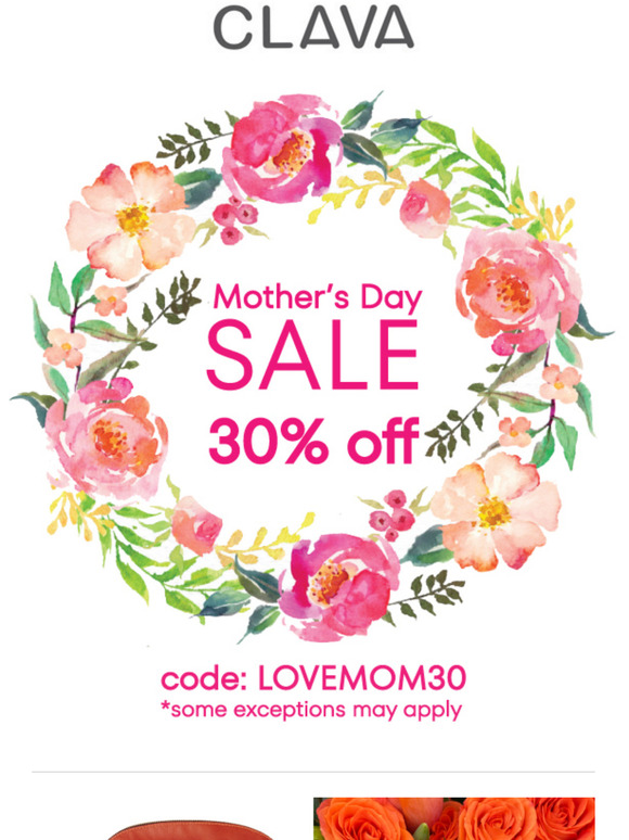 There's still time for guaranteed ground delivery! Order by 12 PM with code LOVEMOM30 for 30% off your entire order.