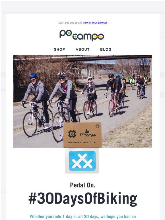 You made it! Let's celebrate. #30DaysOfBiking