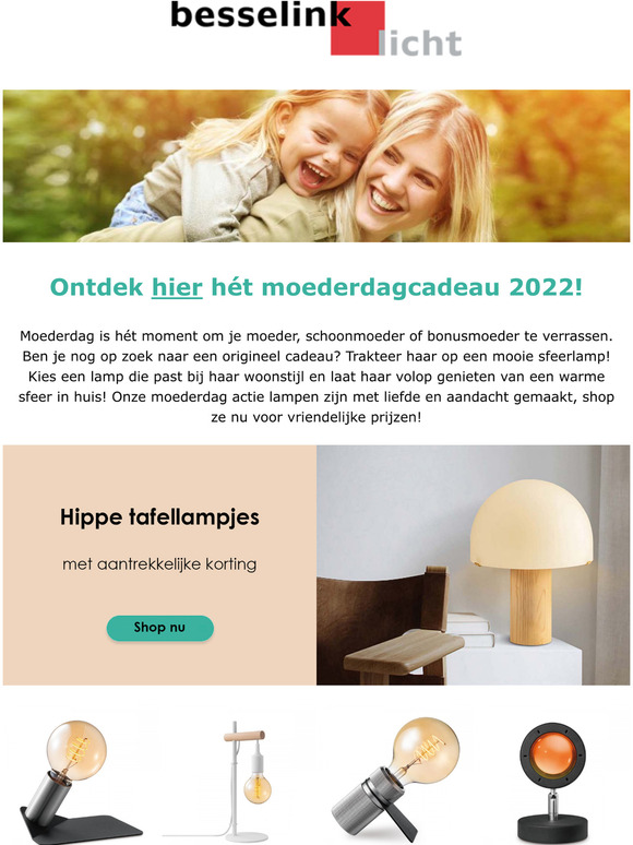 Moederdagcadeau 2022? Een mooie sfeerlamp natuurlijk!