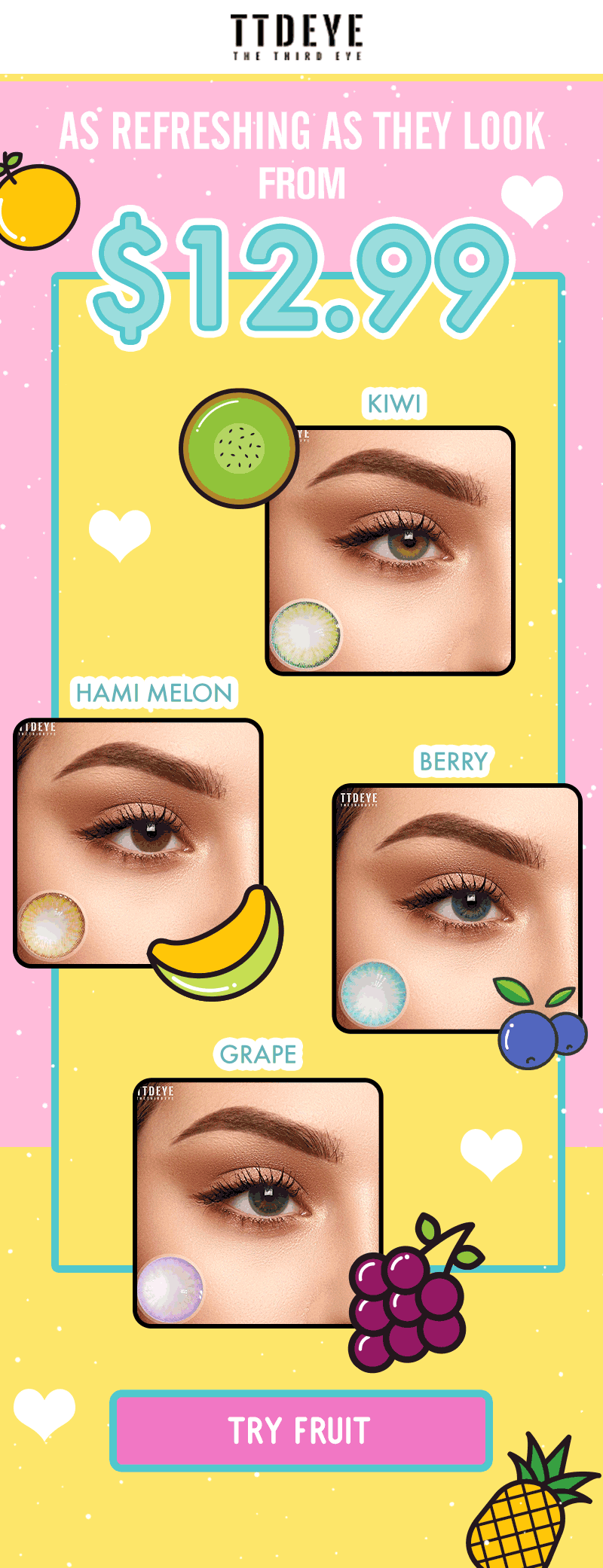 TTDEYE FRUITS for your eyes Milled