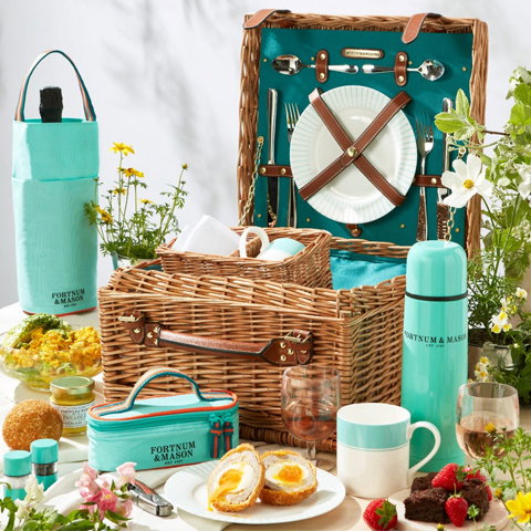 Fortnum’s Stripe Picnic Hamper for Two