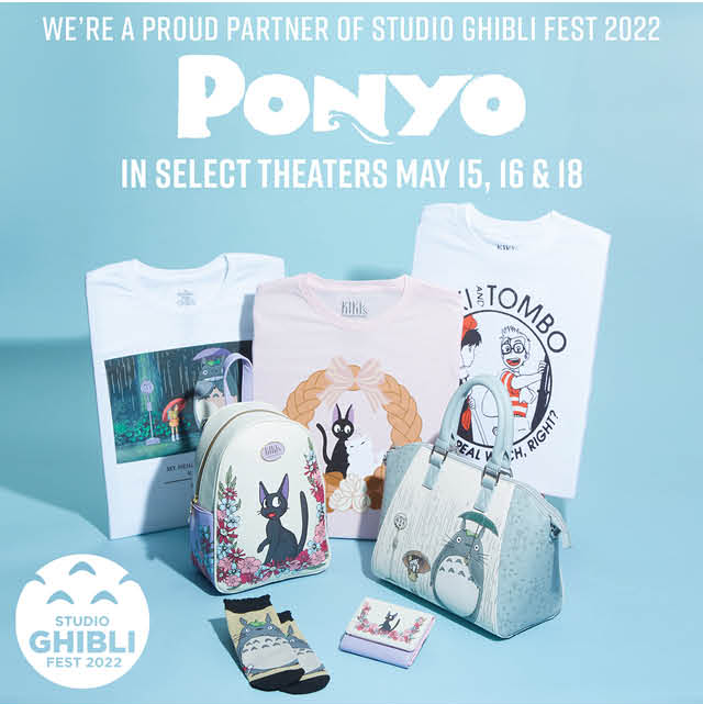 We're A Proud Partner Of Studio Ghibli Fest 2022 | Ponyo | In Select Theaters May 15, 16 & 18