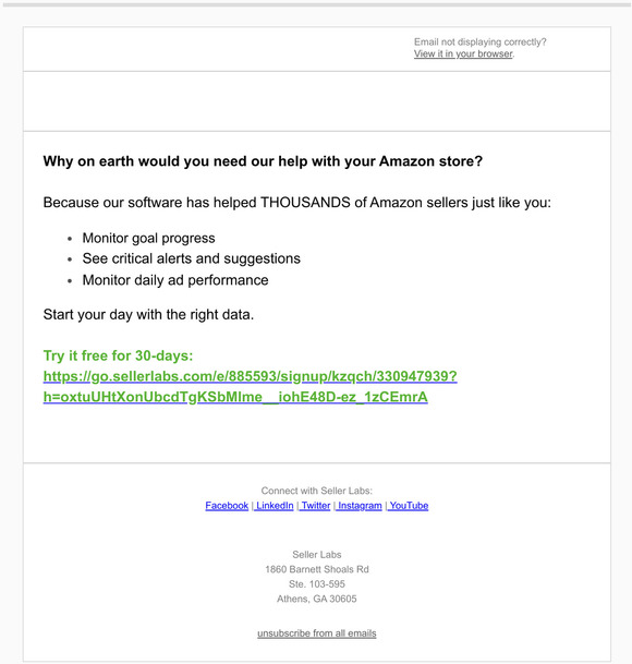 Start your day on Amazon