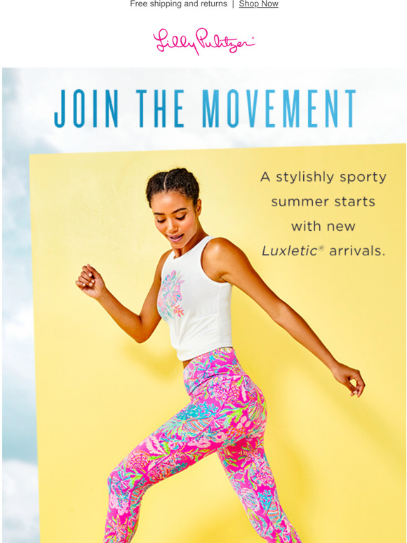Lilly Pulitzer Active Arrivals + Gift with Purchase Today Milled