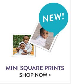 Mini square prints | shop now
