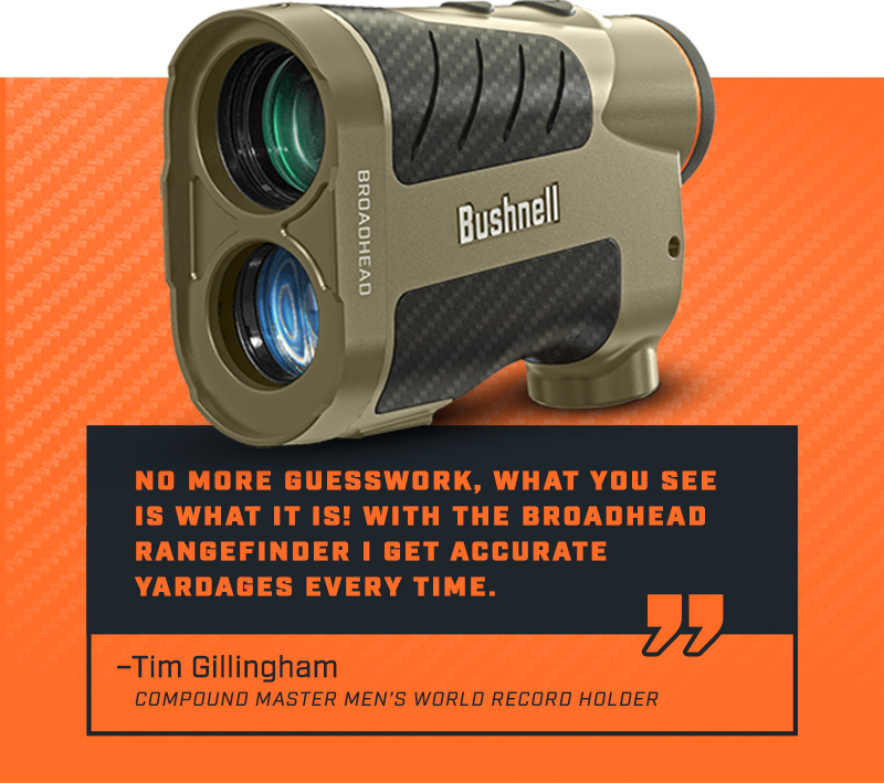 Bushnell Now Available Broadhead Laser Rangefinder Milled