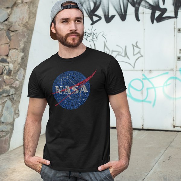 Men's Word Art T-shirt - NASA's Most Notable Missions