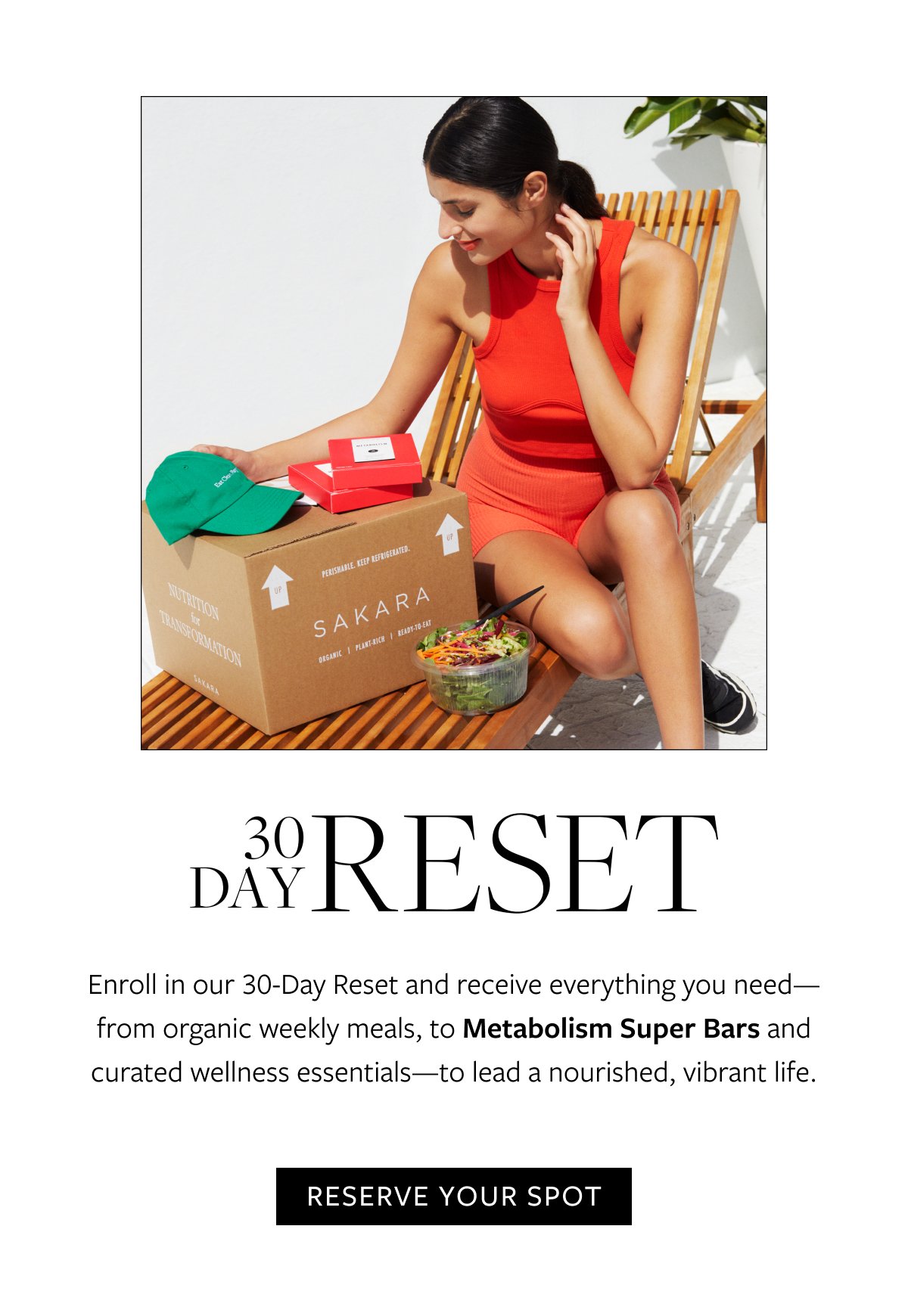 RESERVE YOUR SPOT For 30-Day Reset