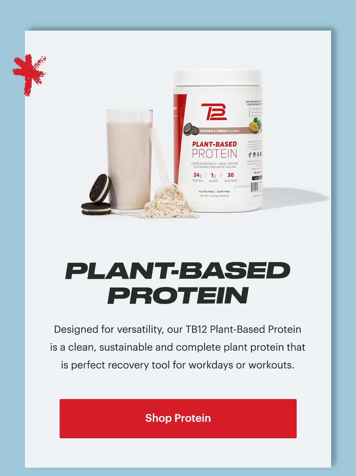 Plant-Based Protein - Cookies & Cream