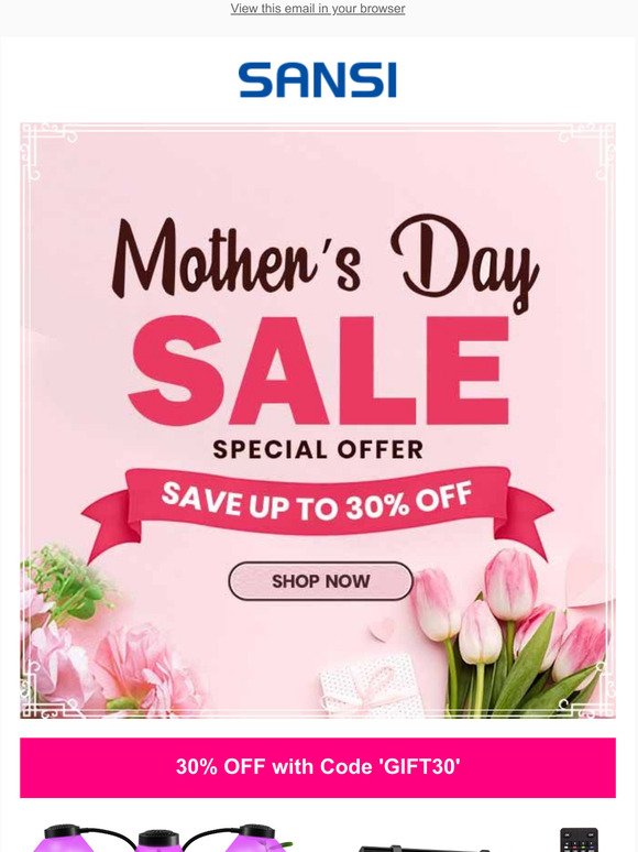 Find Great Gifts For Mother's Day!