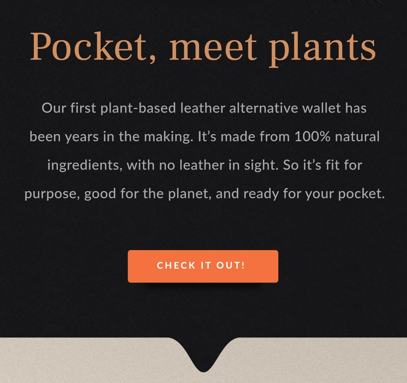 Pocket, meet plants