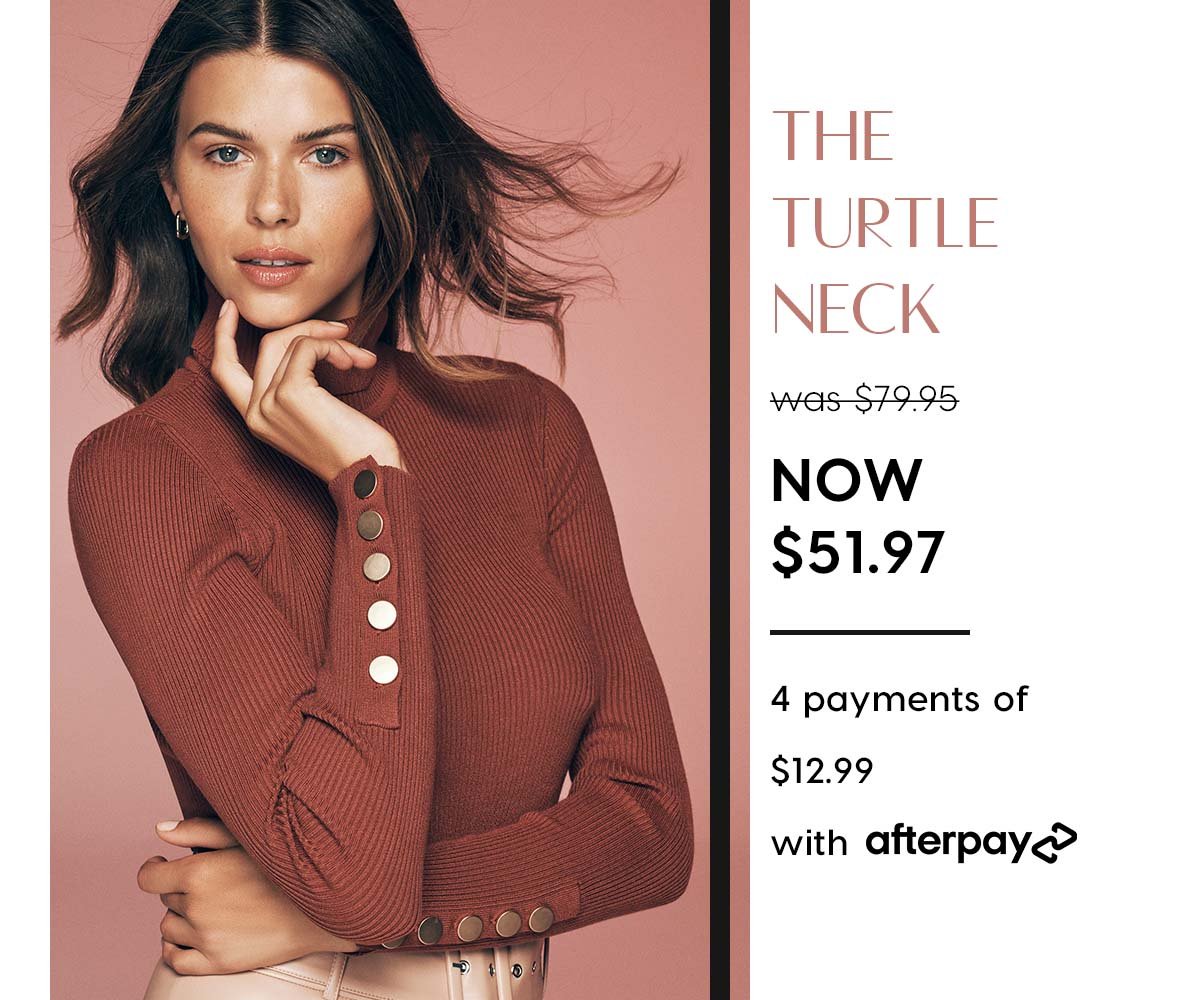 The Turtle Neck. was $79.95 NOW $51.97