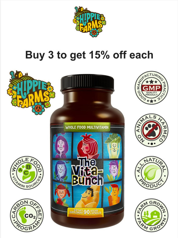 The sale for our new Whole Food Multivitamin is still on!
