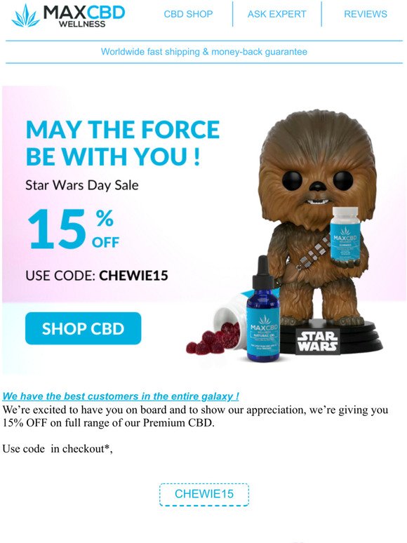 The Best May the 4th Deal on CBD
