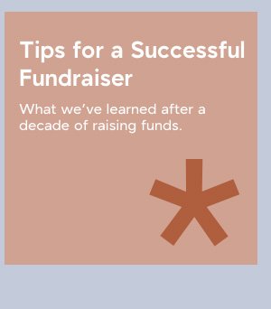 Read Tips for a Successful Fundraiser