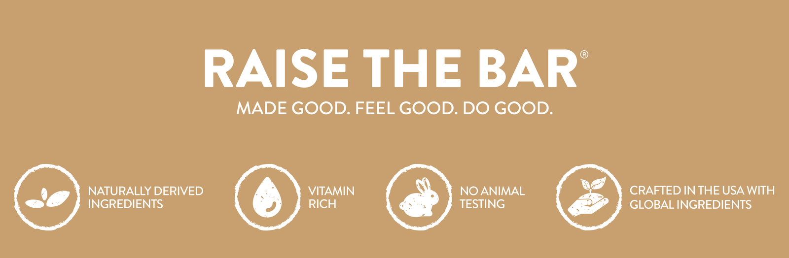 Raise the Bar | No synthetic fragrance, Crafted in the USA, Cruelty Free, Made without SLS, Parabens and Sulfates