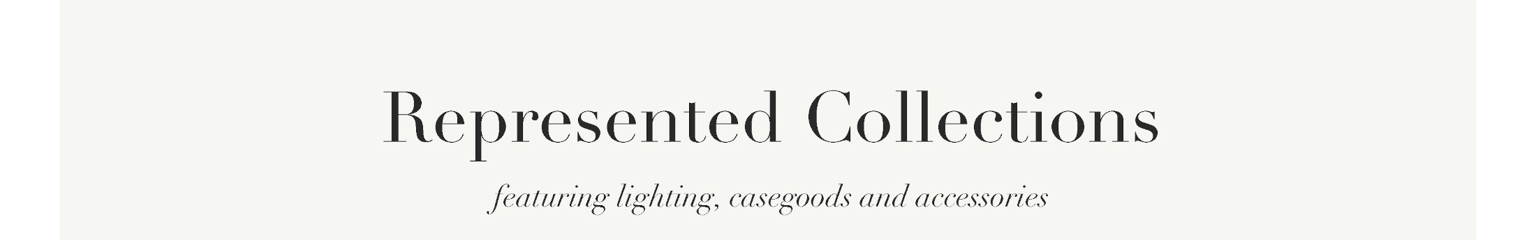 A. Rudin Represented Collections
