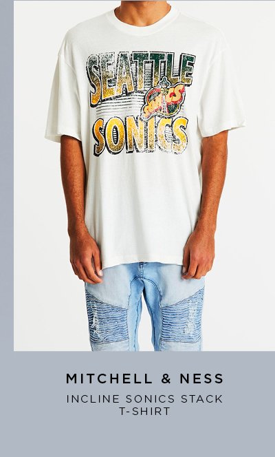 Incline Stack T-Shirt Sonics Vintage White