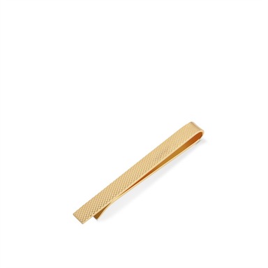 Gilt and Sterling Silver Tie Clip Engine