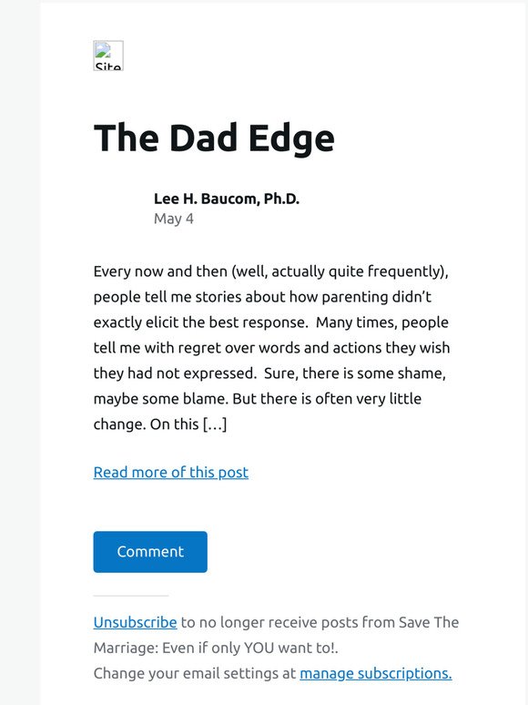 [New post] The Dad Edge