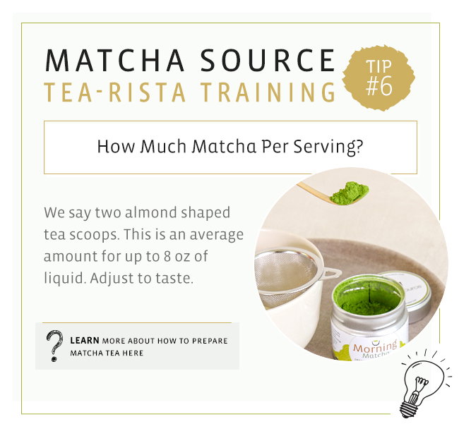 How Much Matcha Per Serving