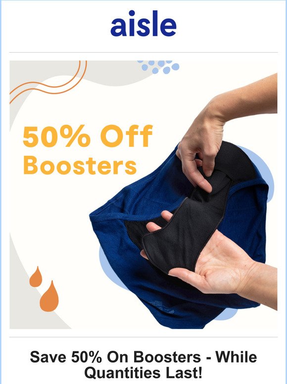 Boosters Are 50% Off & Selling Fast 
