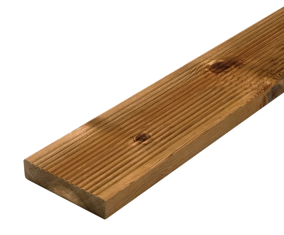 28x120 Terrassebord, rillet