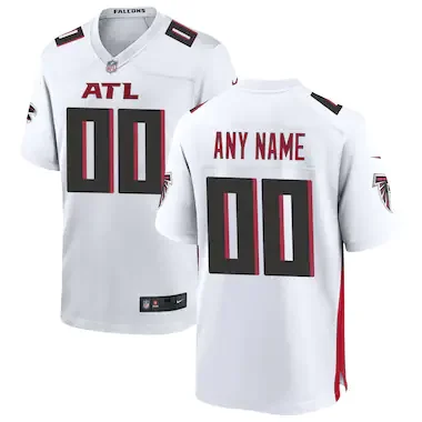 Men's Nike White Atlanta Falcons Custom Game Jersey