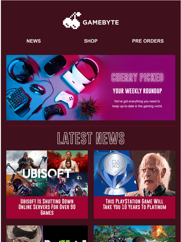 Your weekly gaming round-up