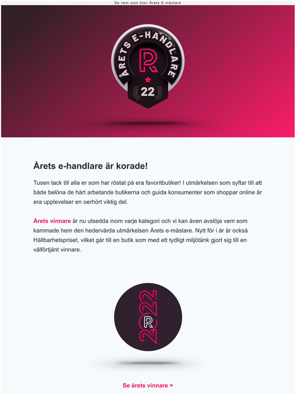  rets e-handlare r korade! | Se alla vinnare