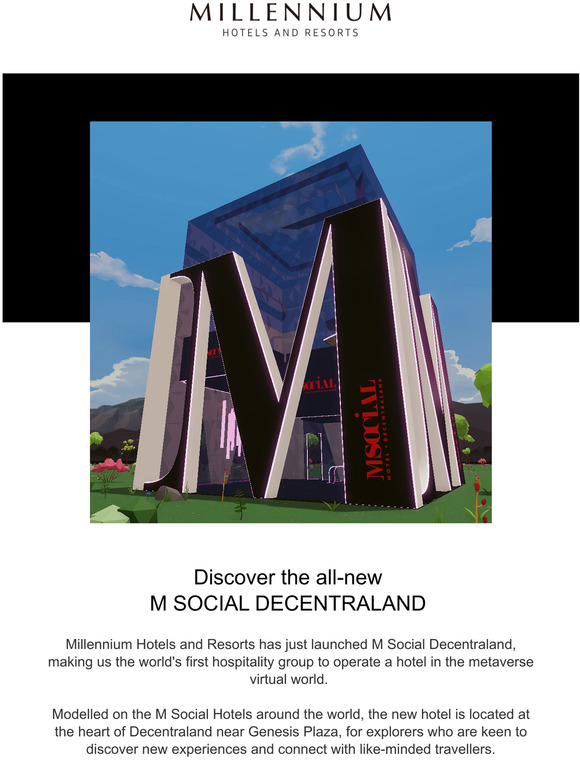 WELCOME TO M SOCIAL DECENTRALAND 