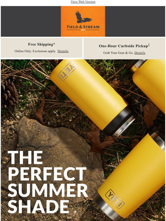 Field & Stream New YETI Alpine Yellow is here! Milled