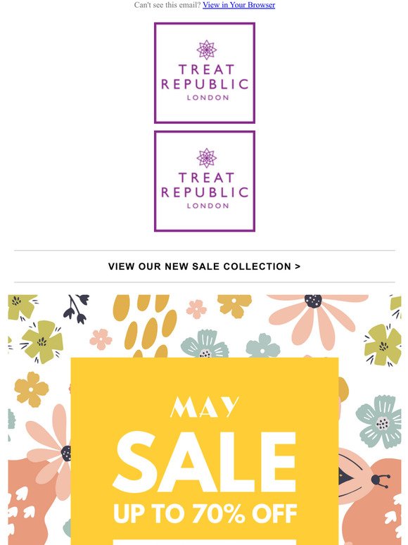 May Sale - Begins Today! 