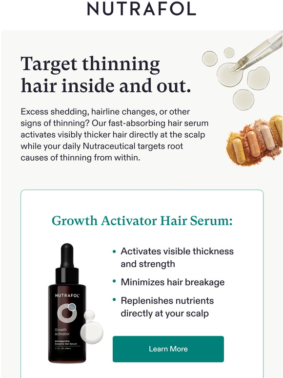 Nutrafol: The perfect hair serum to target thinning. | Milled