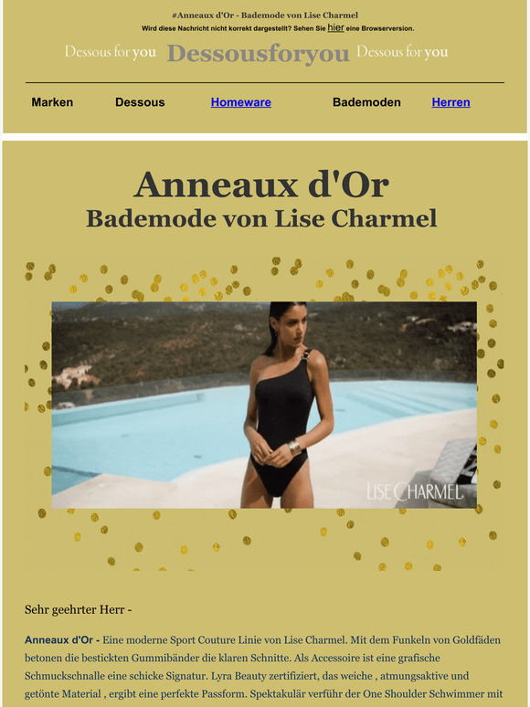 Anneaux d'Or - Bademode von Lise Charmel