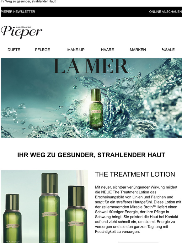 Pieper Entdecken Sie The Treatment Lotion von La Mer Milled