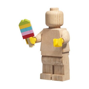 Minifigur aus Holz - Eiche