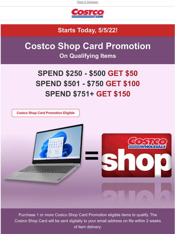 costco offer card