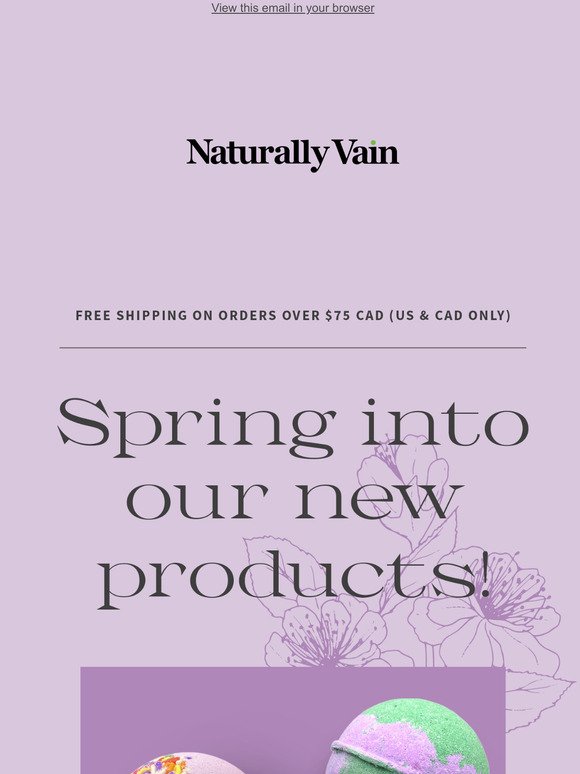 Is your skin ready for spring? Check out our new products!