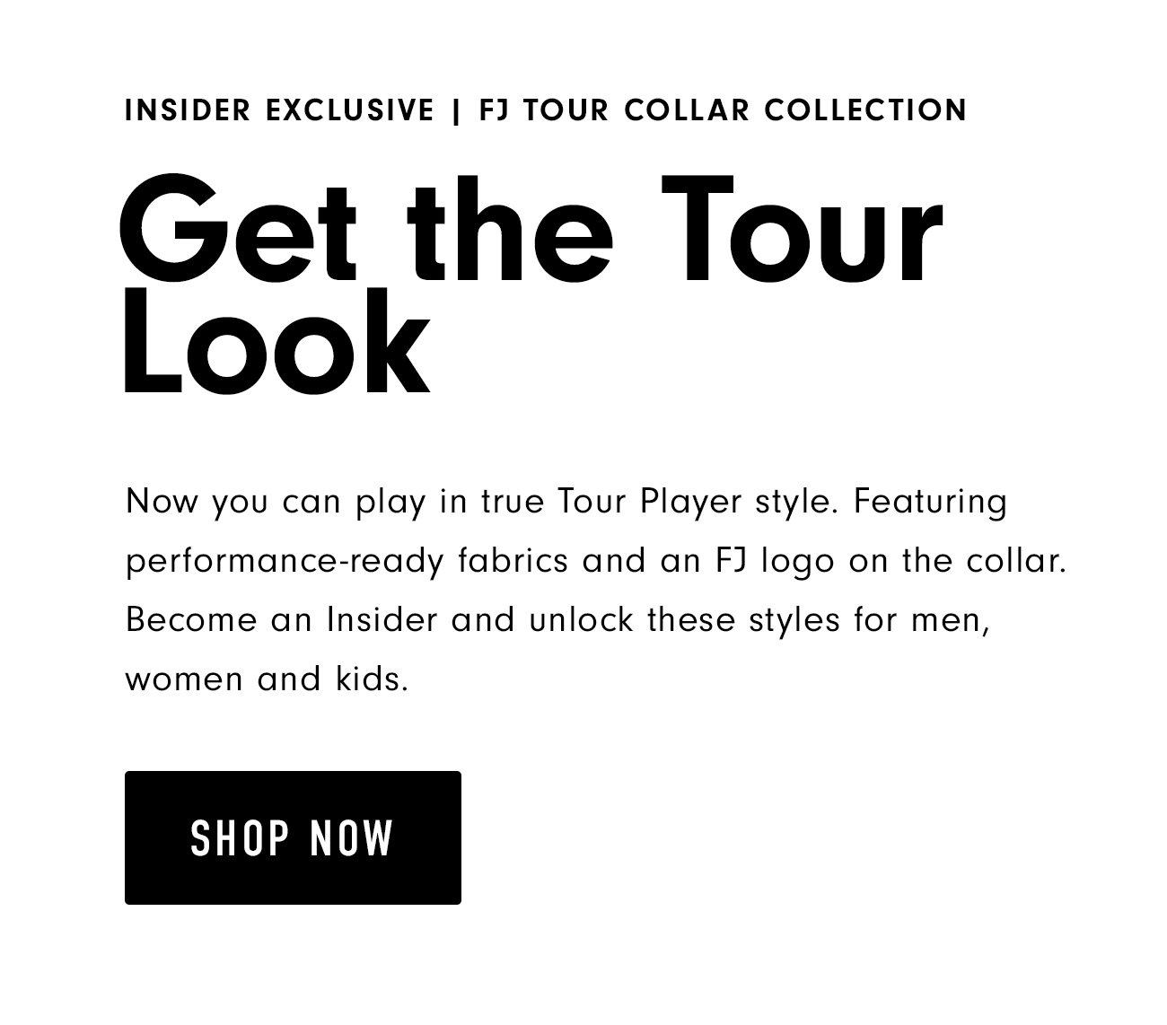 Dress like the pros.