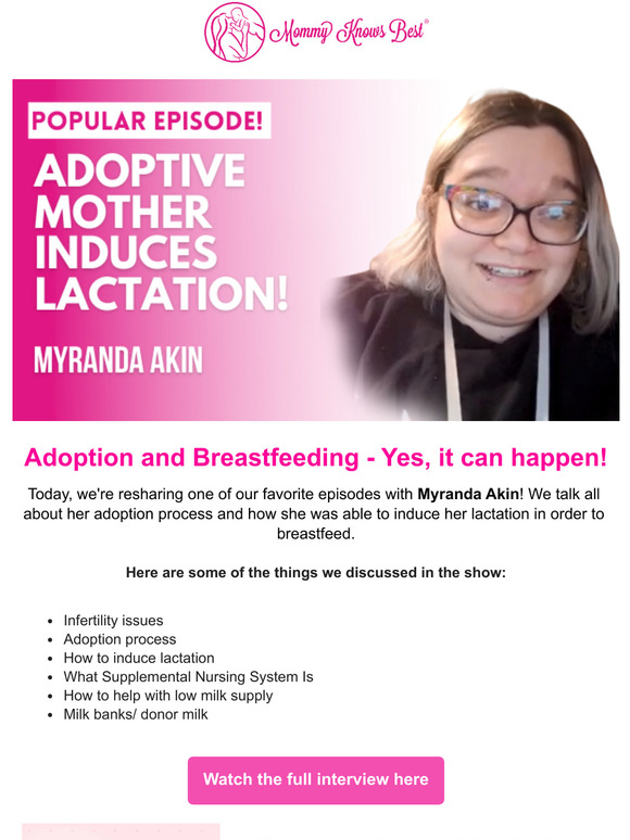 Adoption and Breastfeeding: Yes, it can happen!