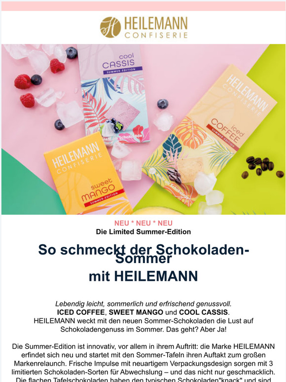 So schmeckt der Schokoladen-Sommer!