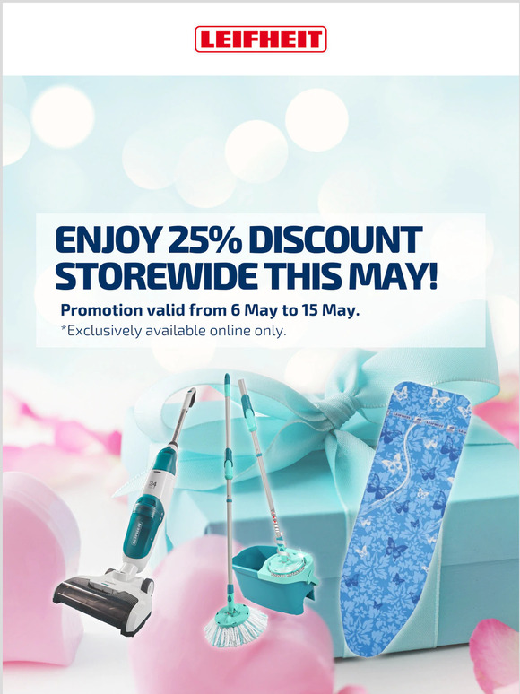 Mother's Day Sale Is Here: Enjoy Up To 25% Off Storewide!