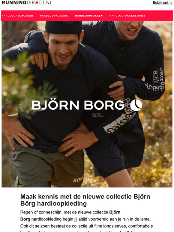 Ontdek de nieuwe collectie Bjrn Borg hardloopkleding
