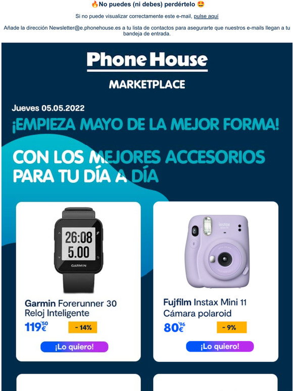 Compra Klack Smartwatch reloj inteligente G500 Plata | Phone House