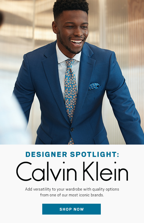 Mens Wearhouse Designer Spotlight Calvin Klein Milled 