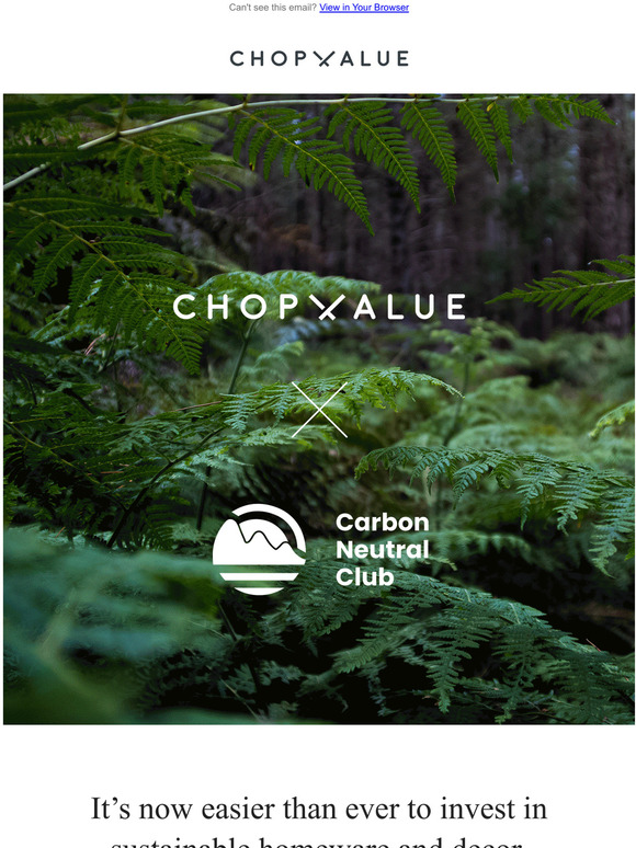 Get 15% off to shop with us through Carbon Neutral Club