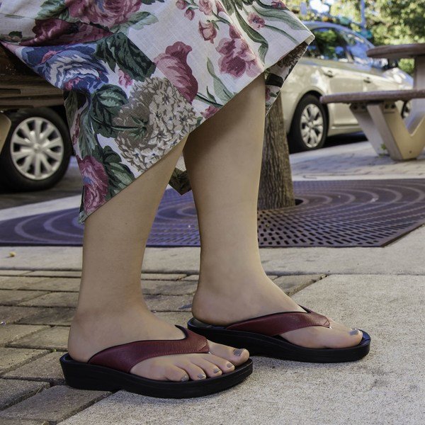 Aerothotic Womens Matt Gloss Orthotic Comfort Sandal